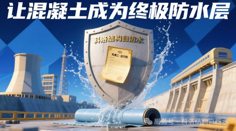 全國征集2個標桿工程，先施工，后付款！<i style='color:red'>科洛</i>結構自防水中國行